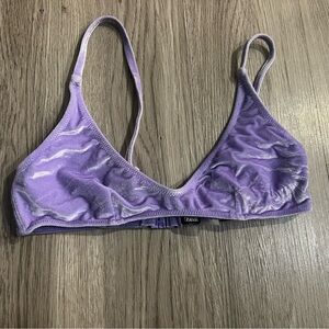 Triangl Purple Velvet swim top